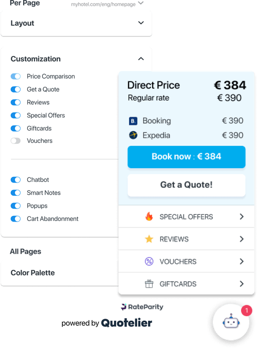 Screenshot of online proposal creation form and form output